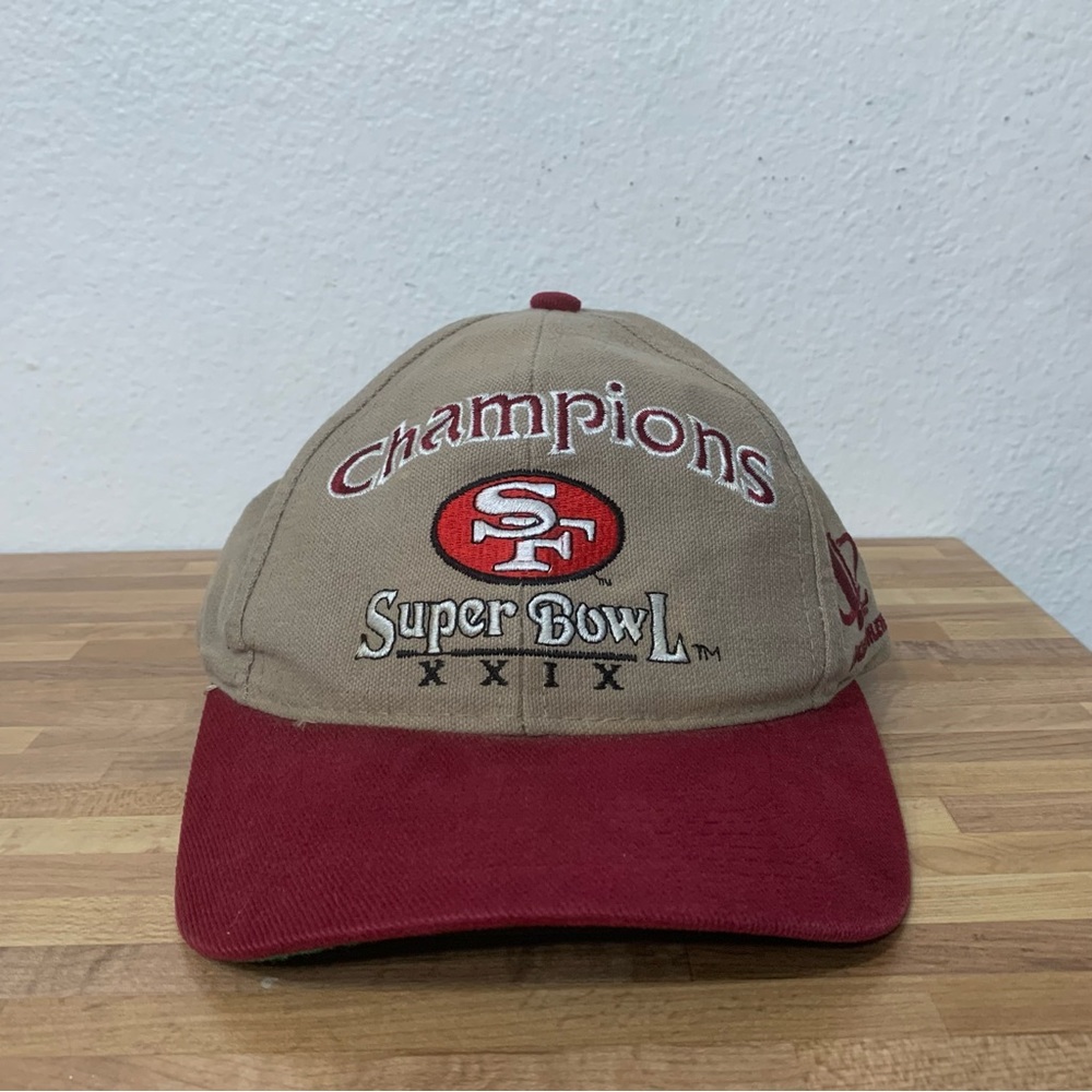 Vintage Logo Athletic NFL San Francisco 49ers Super Bowl XXIV Snap Back Hat